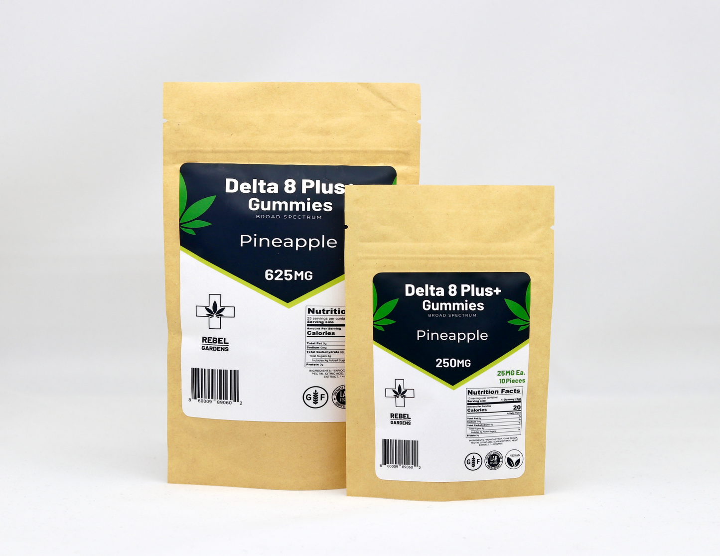 Delta 8 THC Gummies | 25 MG Pineapple