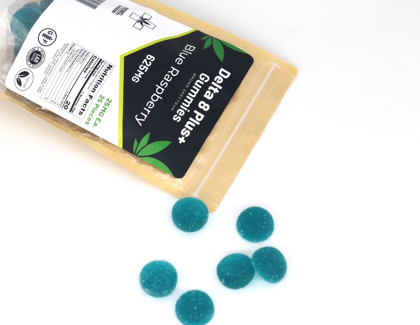 Delta 8 THC Gummies | 25 MG Blue Raspberry