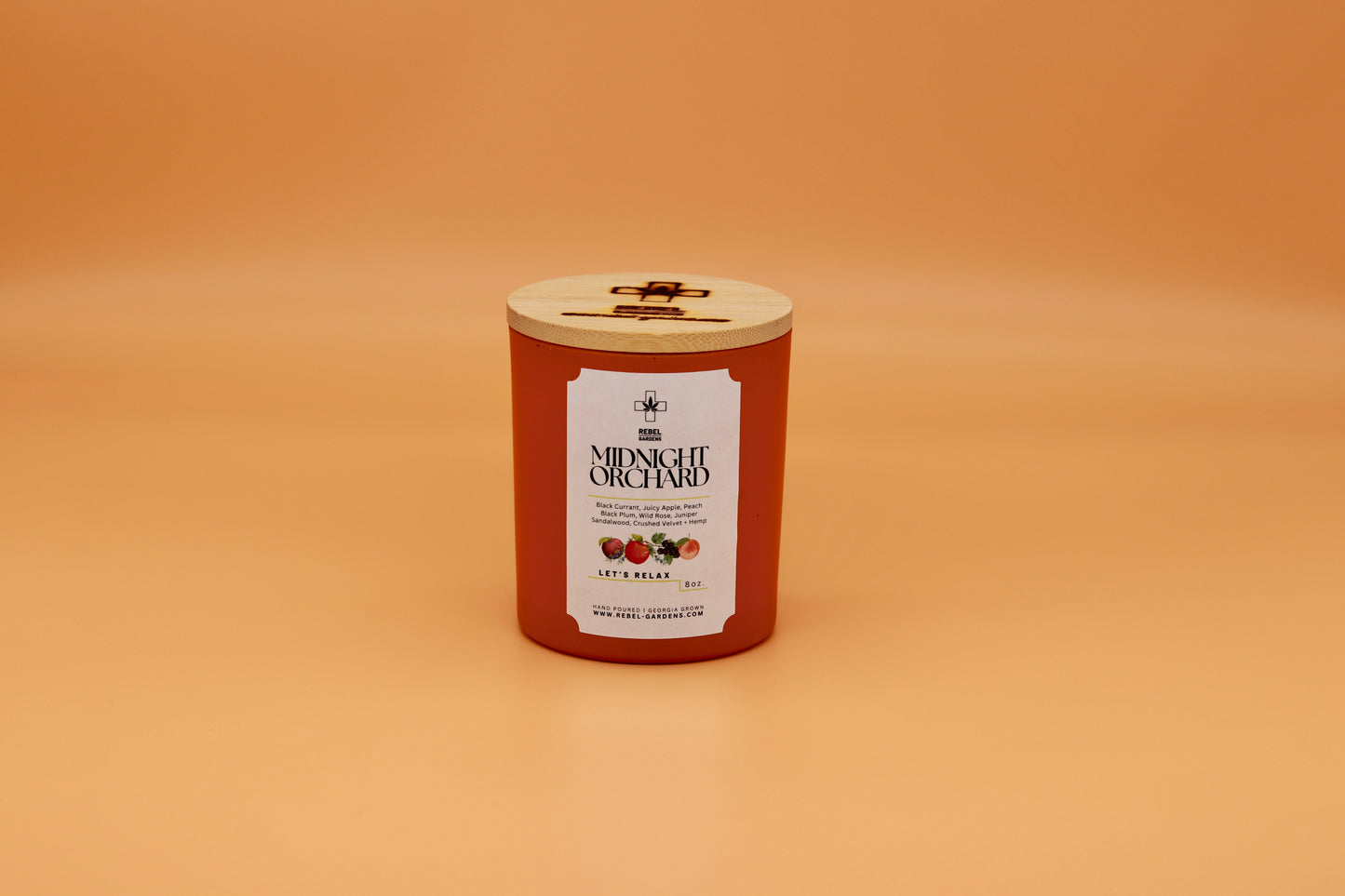 Midnight Orchid | Hemp Candle 8oz.