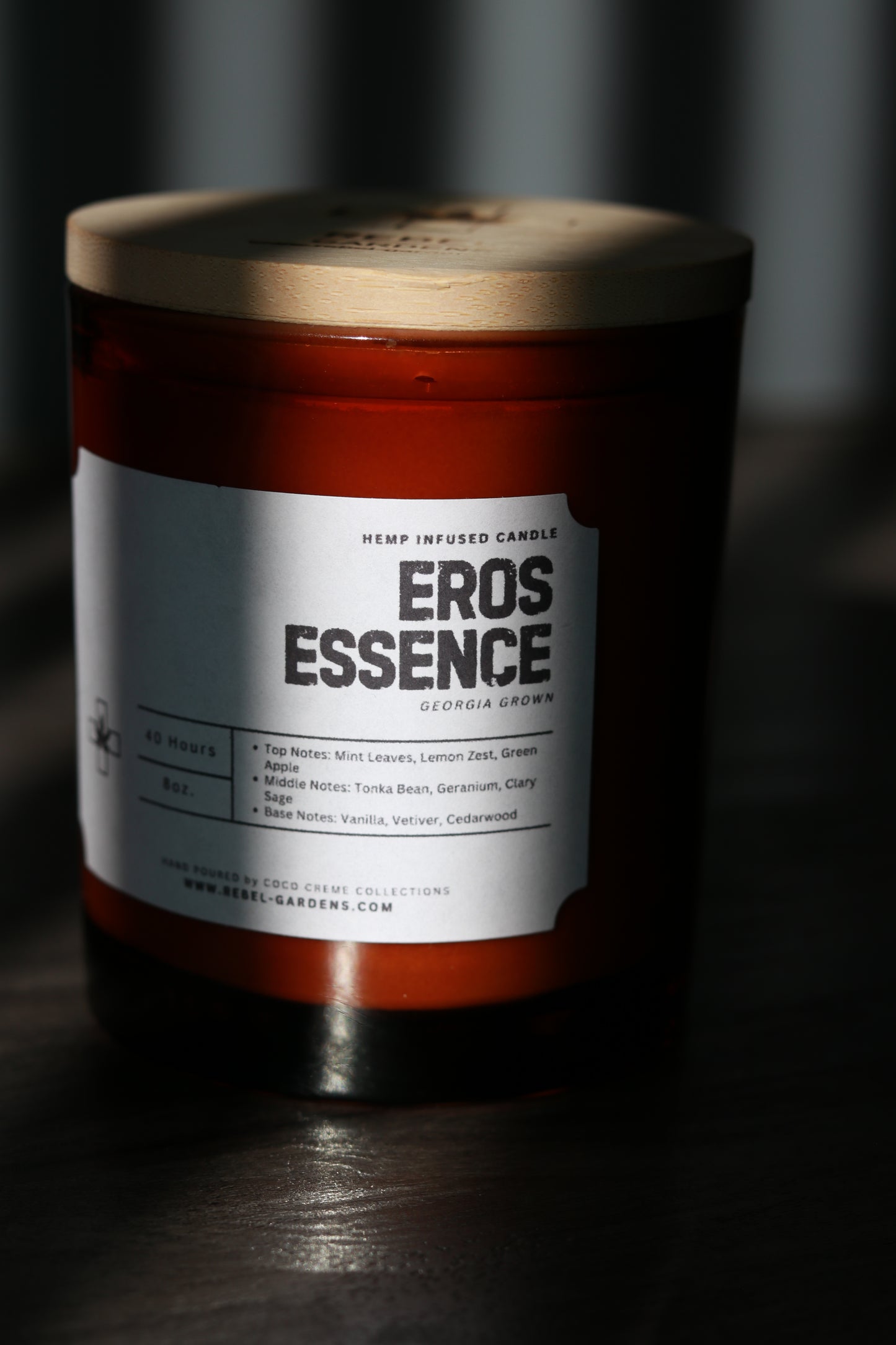 Eros Essence Hemp Candle - 8oz
