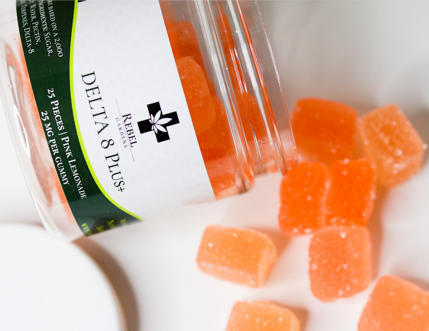 Delta 8 THC Gummies | 25 MG Pink Lemonade