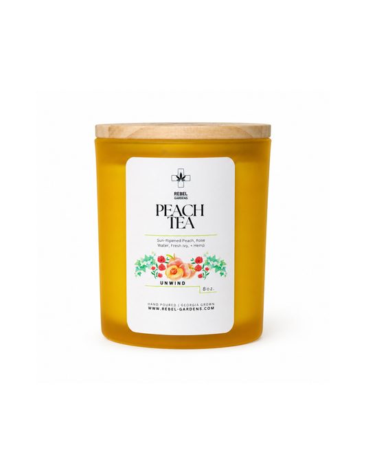 Peach Tea Hemp Candle
