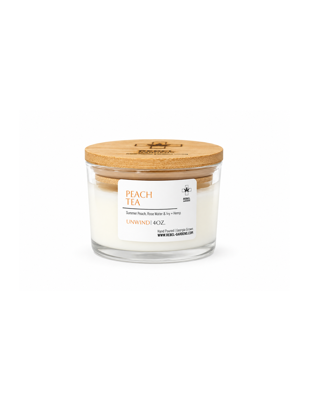 Peach Tea Hemp Candle