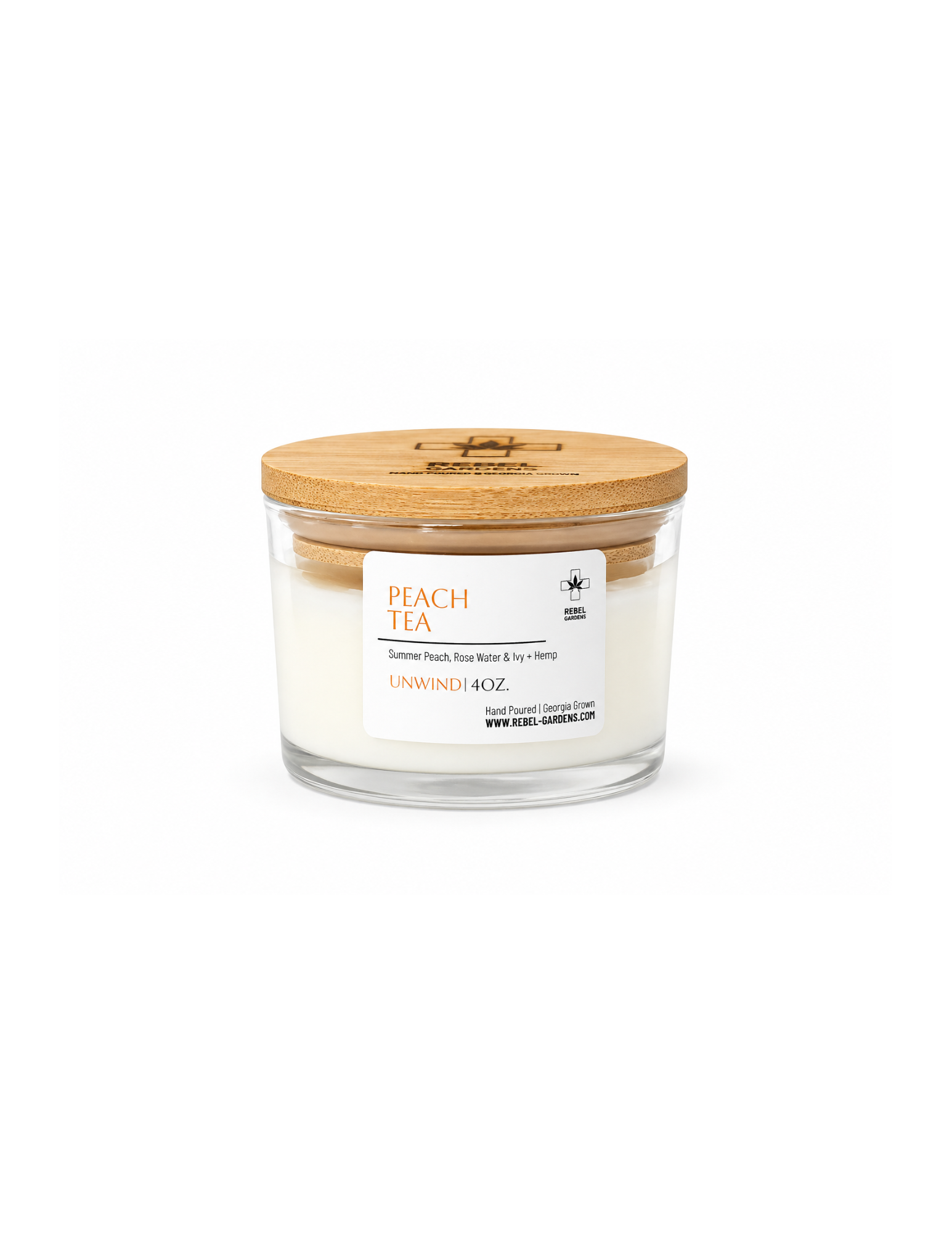 Peach Tea Hemp Candle