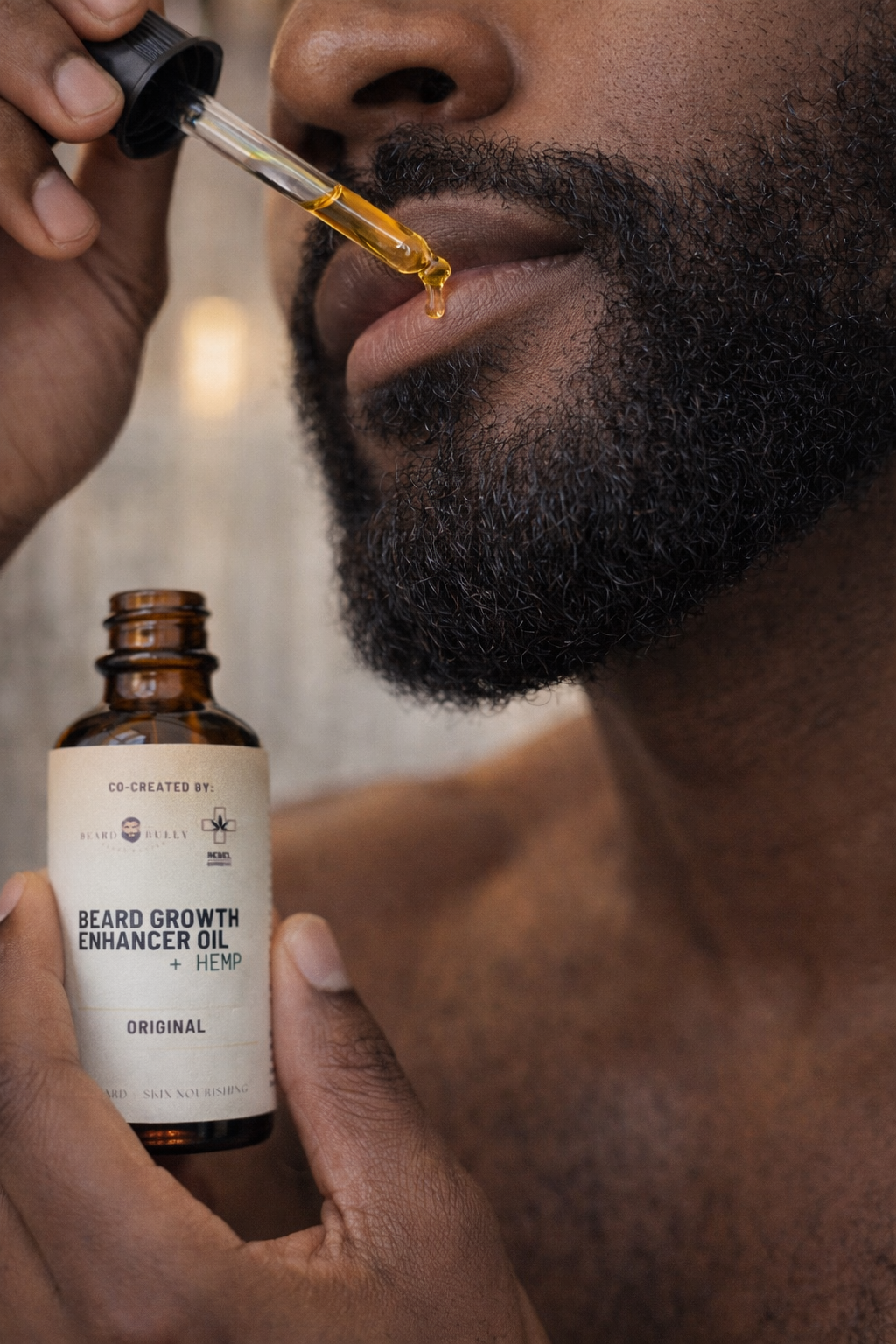 Beard Growth Enhancer Oil + Hemp