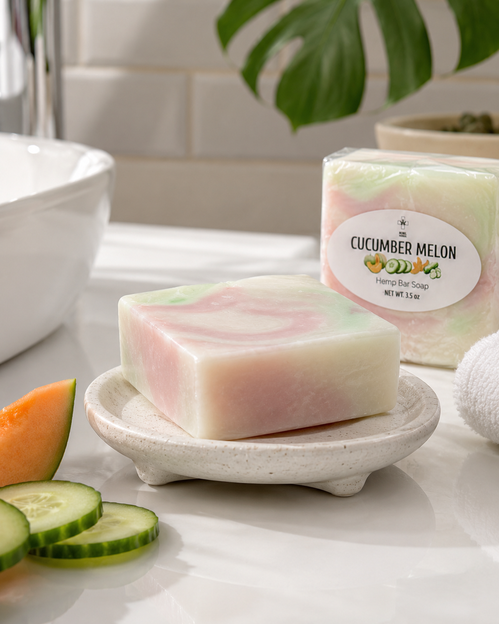 Handcrafted Hemp Bar Soap