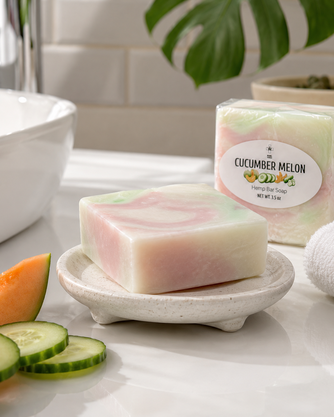 Handcrafted Hemp Bar Soap
