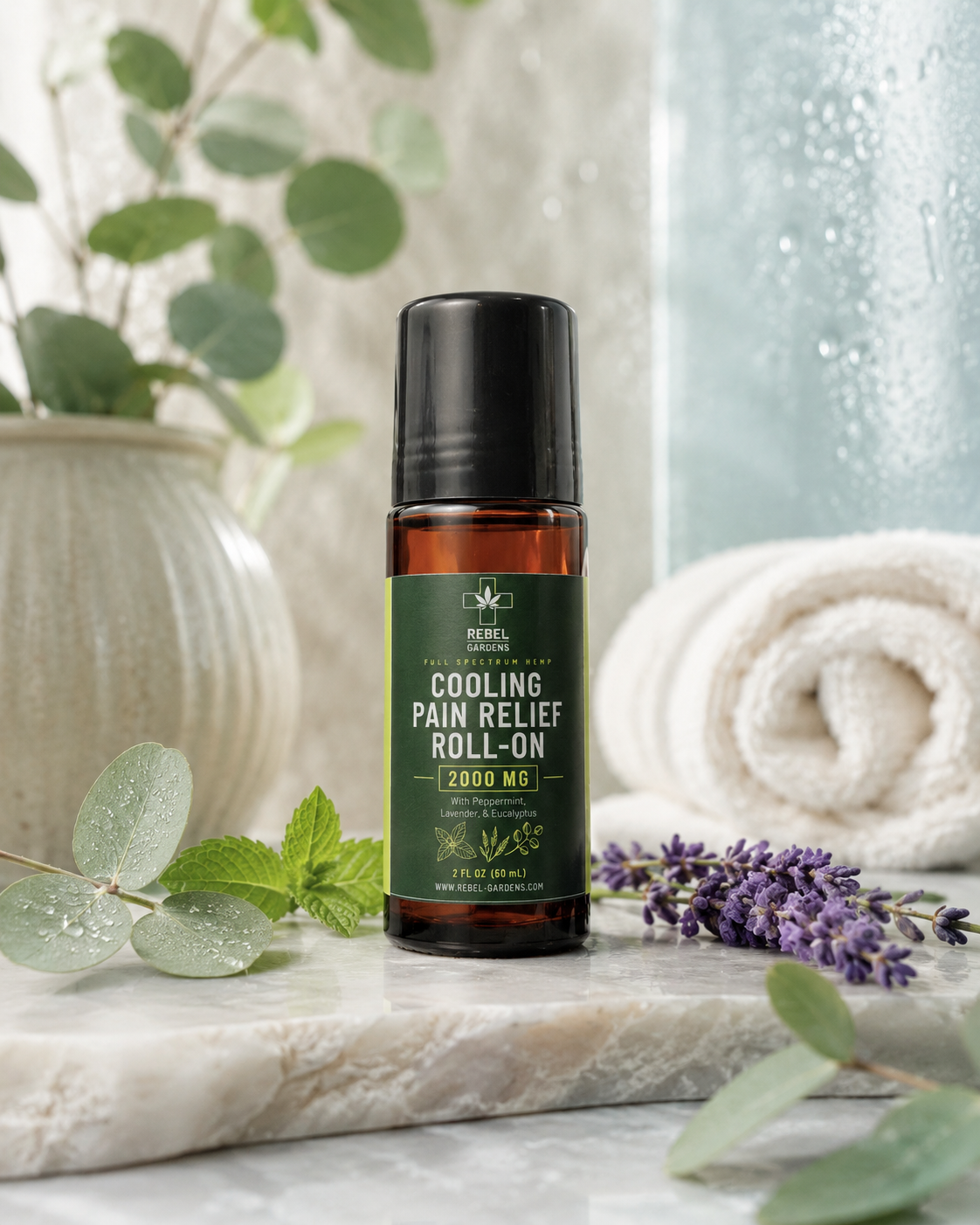 Cooling Hemp Roll-On Pain Relief