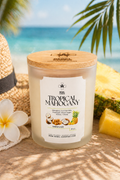 Tropical Mahogany Hemp Candle