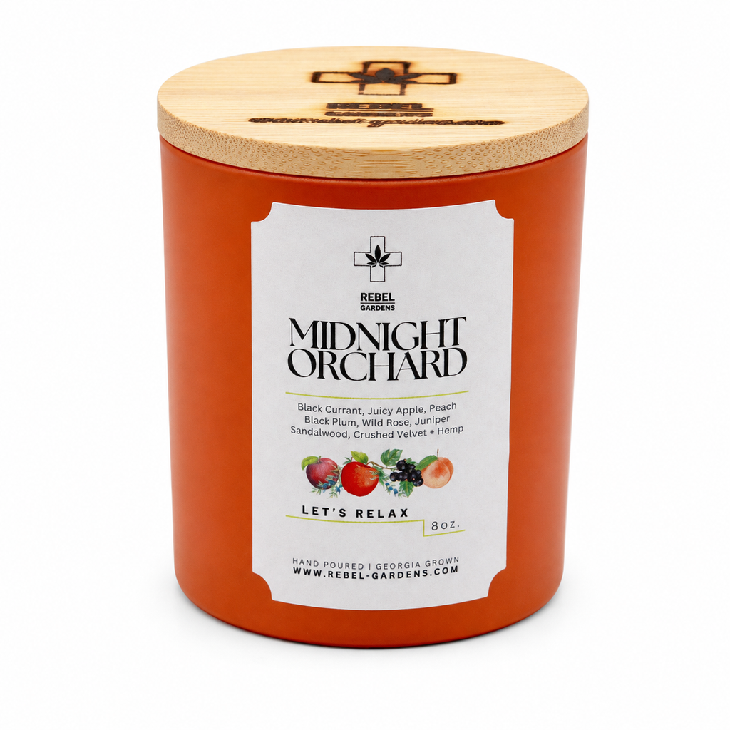 Midnight Orchid | Hemp Candle 8oz.