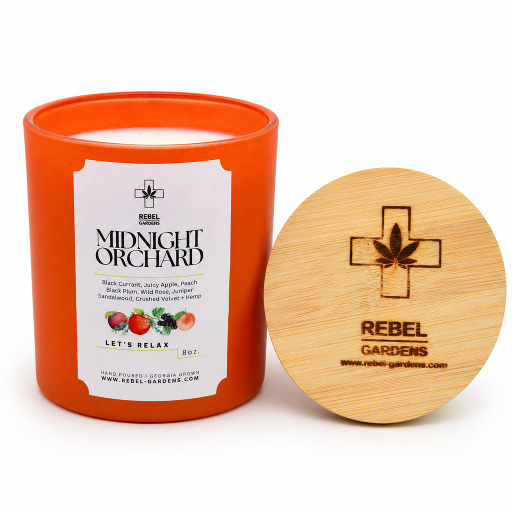 Midnight Orchid | Hemp Candle 8oz.