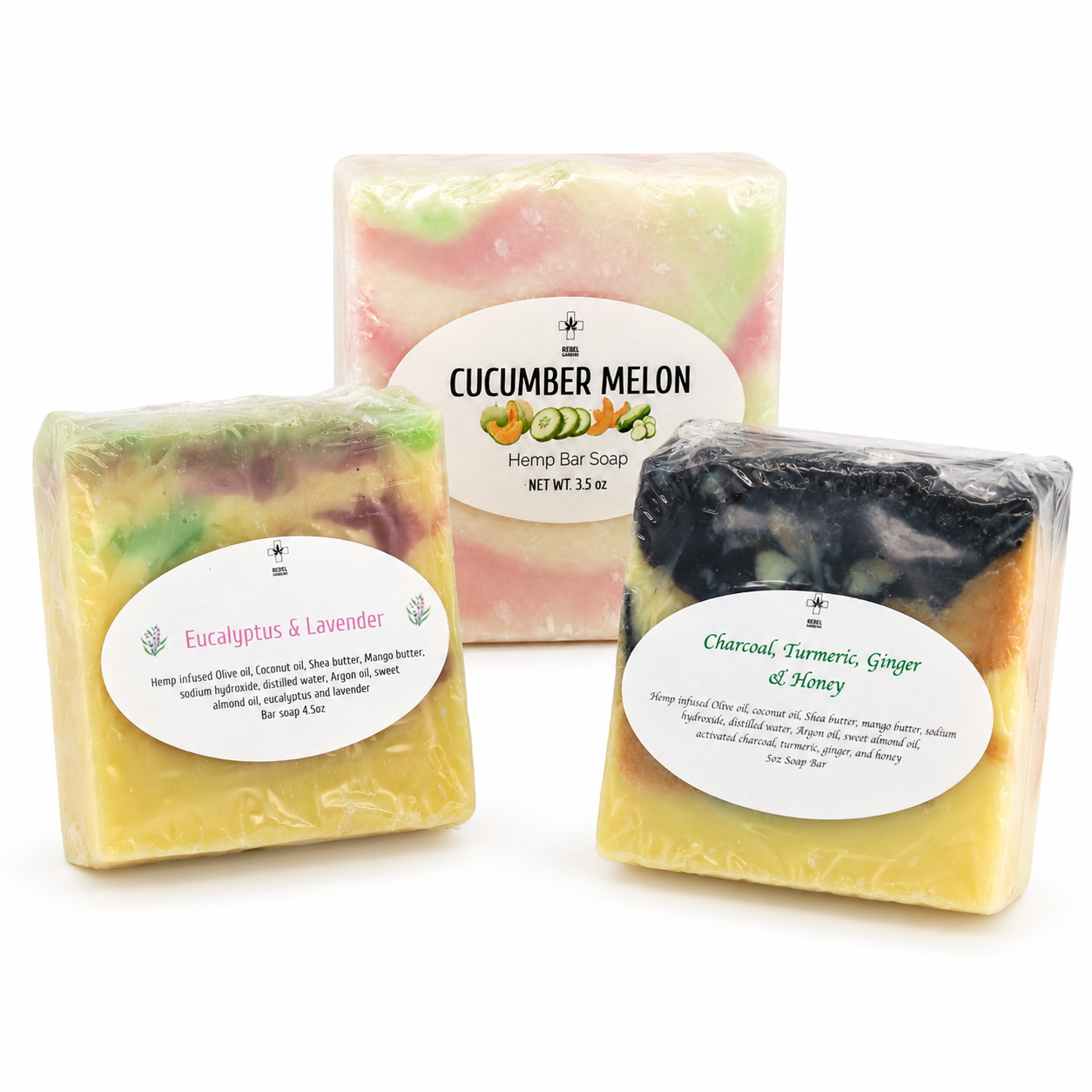 Handcrafted Hemp Bar Soap