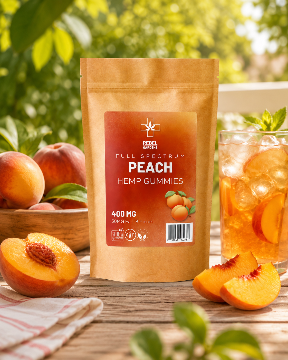 Hemp Gummies | Peach