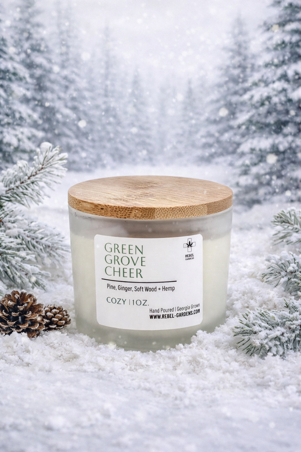 4oz Green Grove Cheer Candle