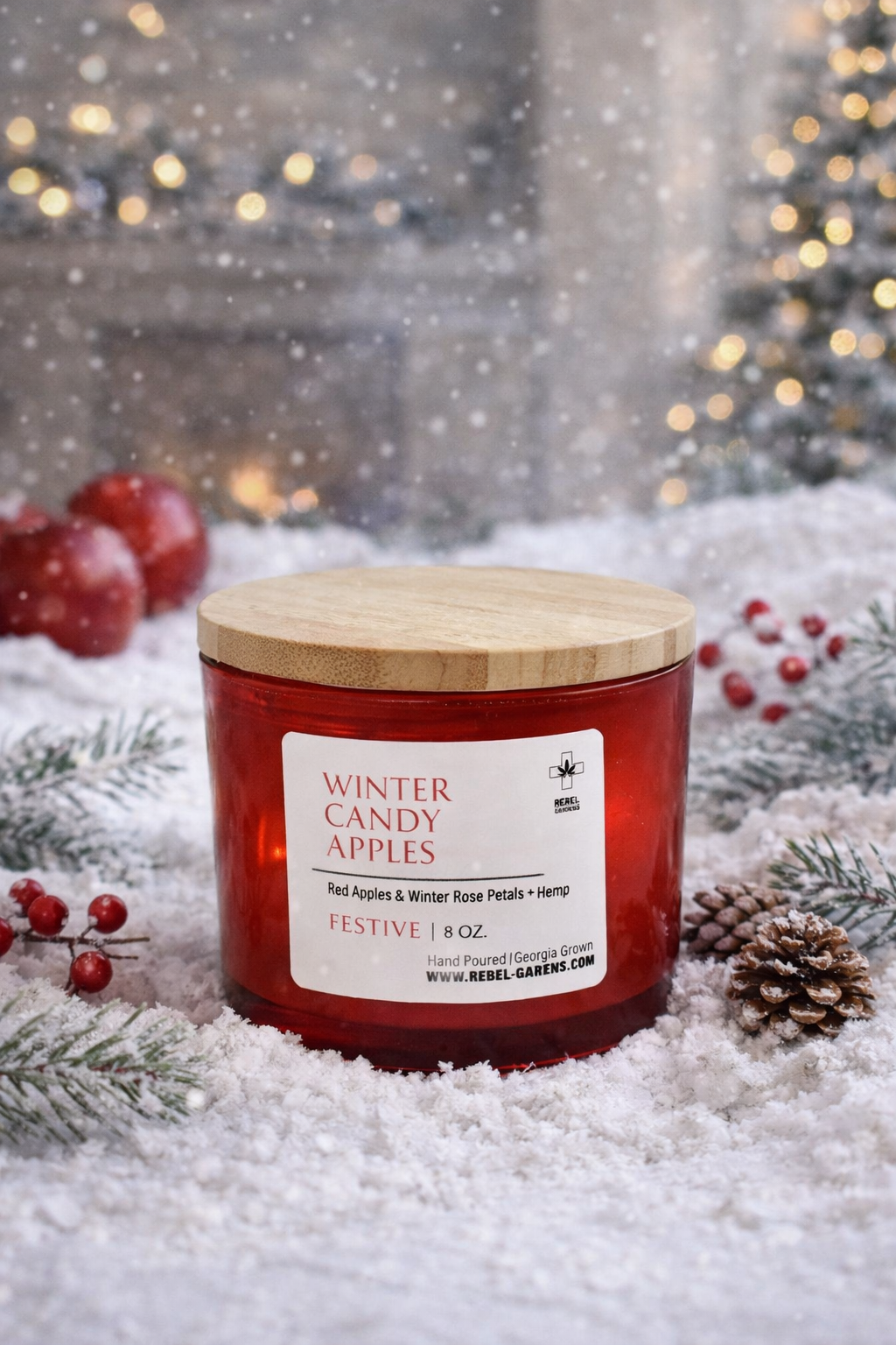 4oz Winter Candy Apples Candle