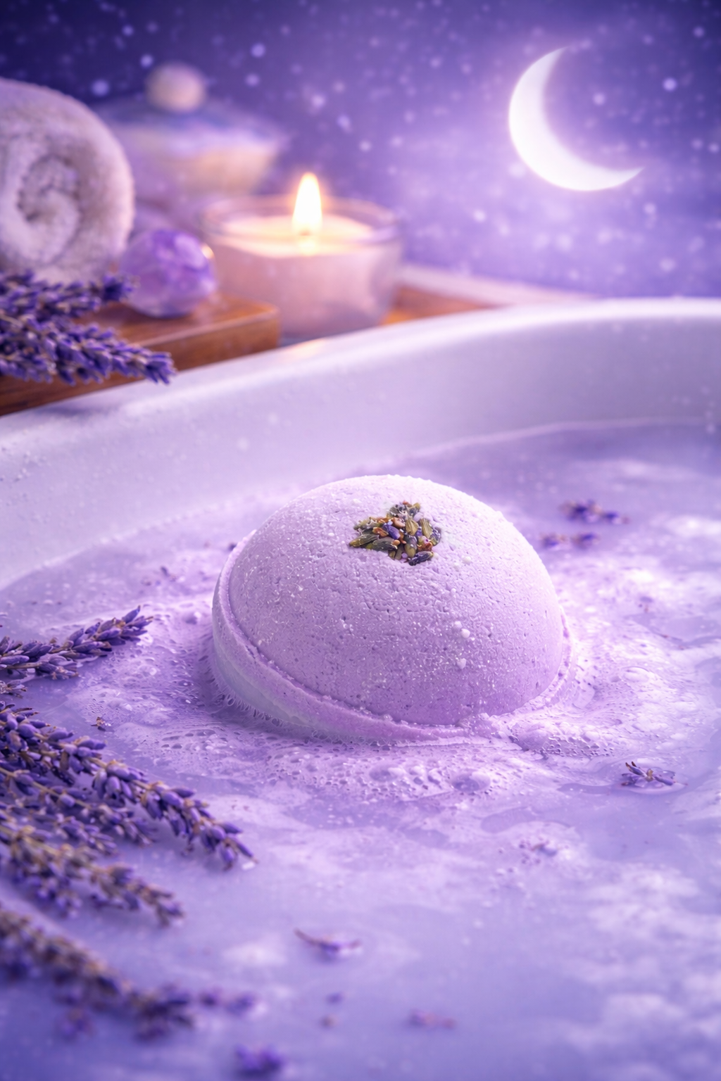 Sleep Hemp Bath Bomb - Lavender