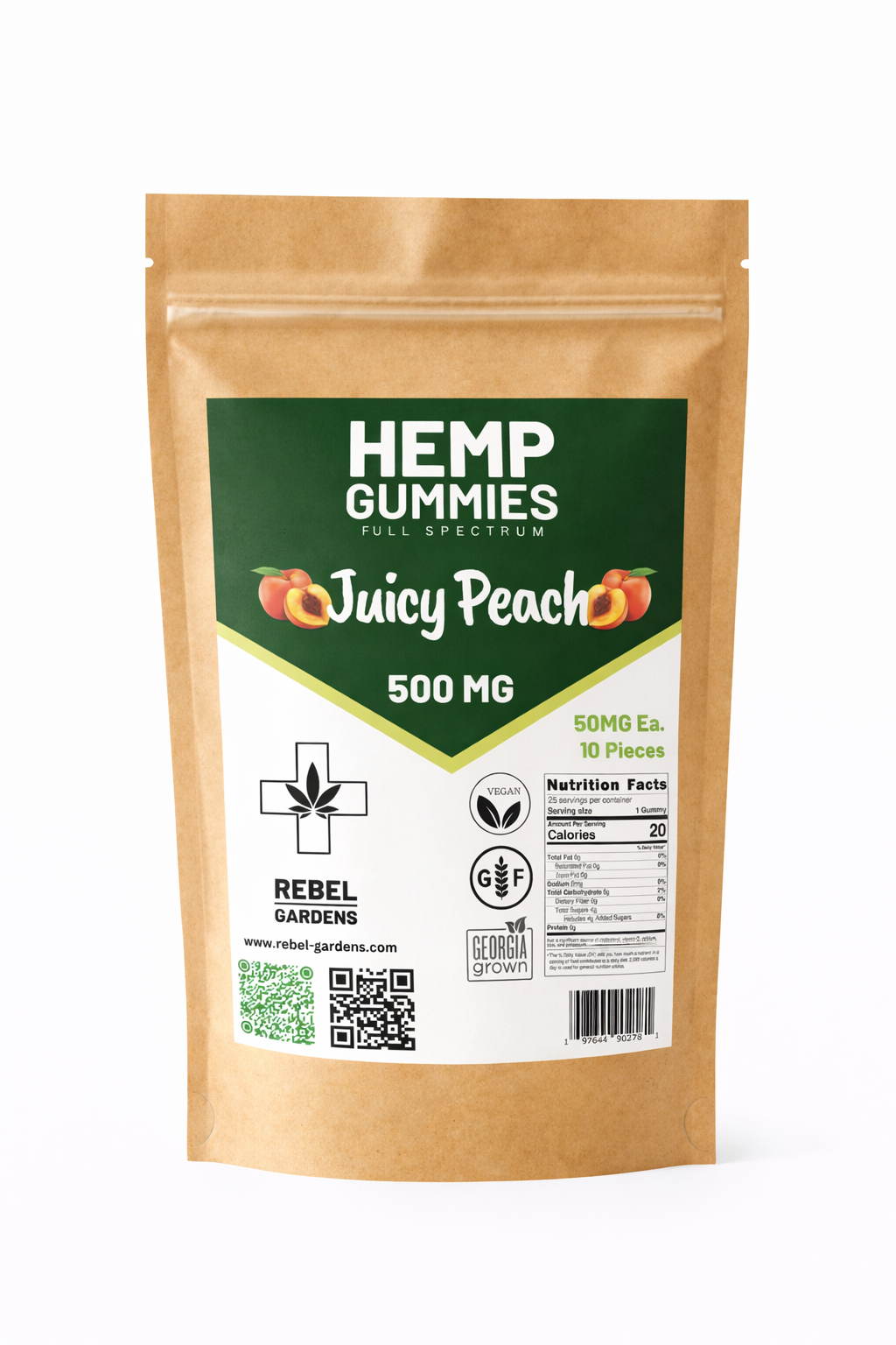 Hemp Gummies | Peach