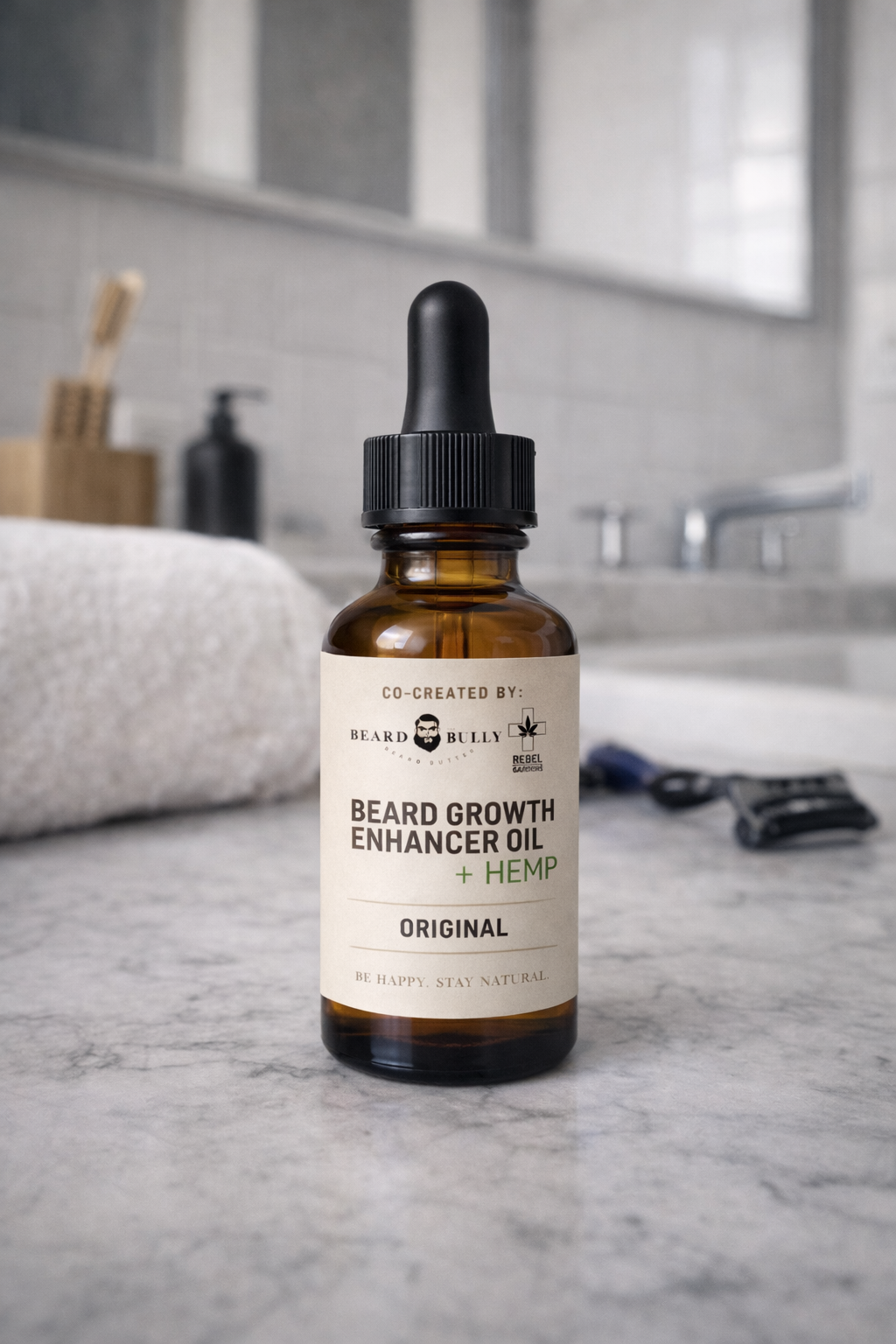 Beard Growth Enhancer Oil + Hemp