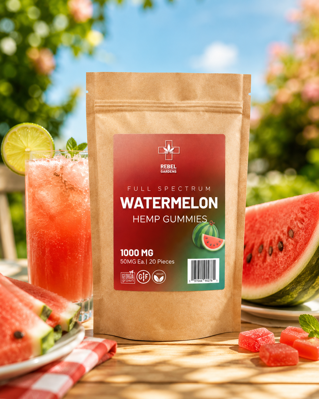 Hemp Gummies | Watermelon