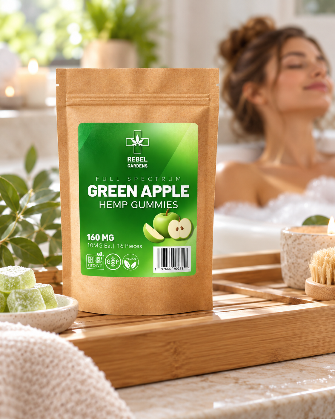 Hemp Gummies | Green Apple | D9
