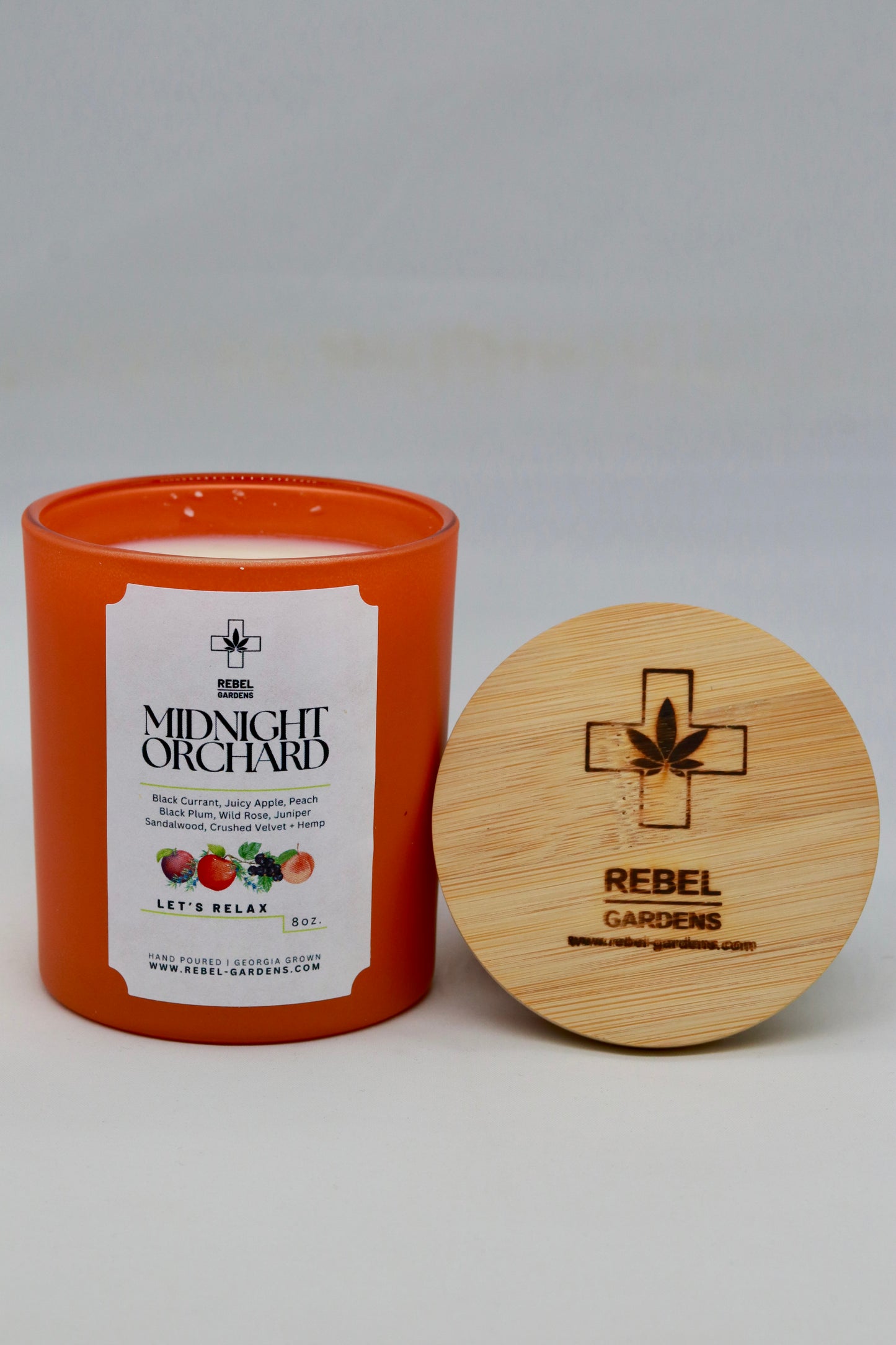 Midnight Orchid Hemp Candle 8oz