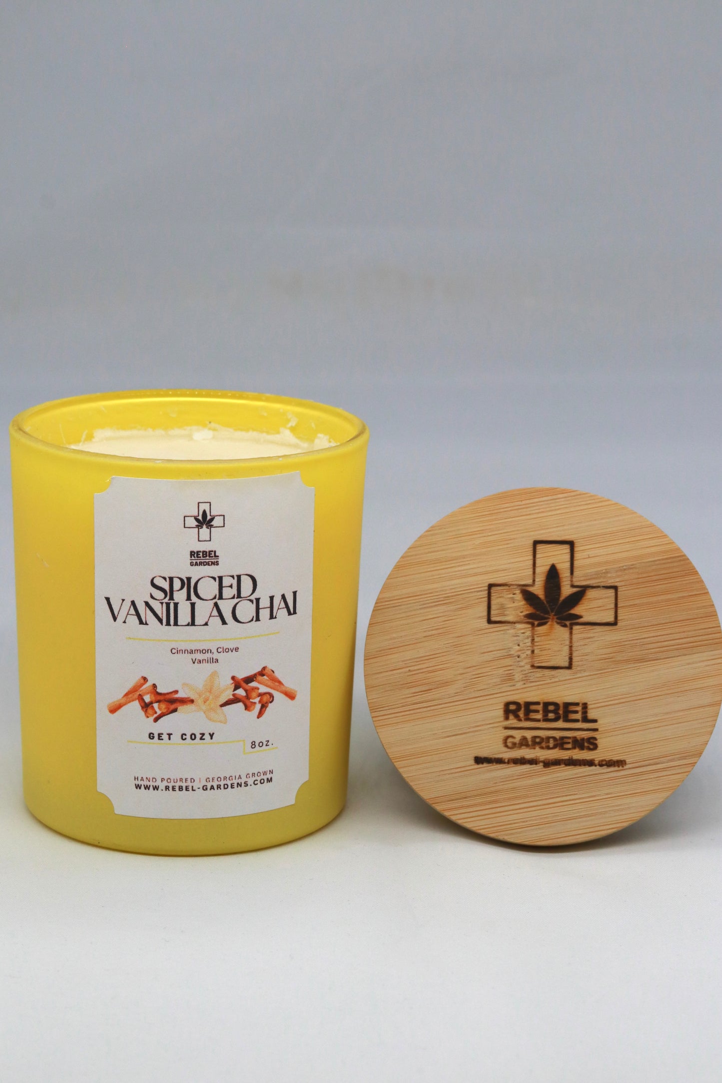 Spiced Vanilla Chai Hemp Candle 8oz