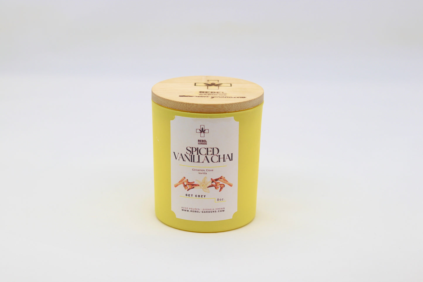 Spiced Vanilla Chai Hemp Candle 8oz