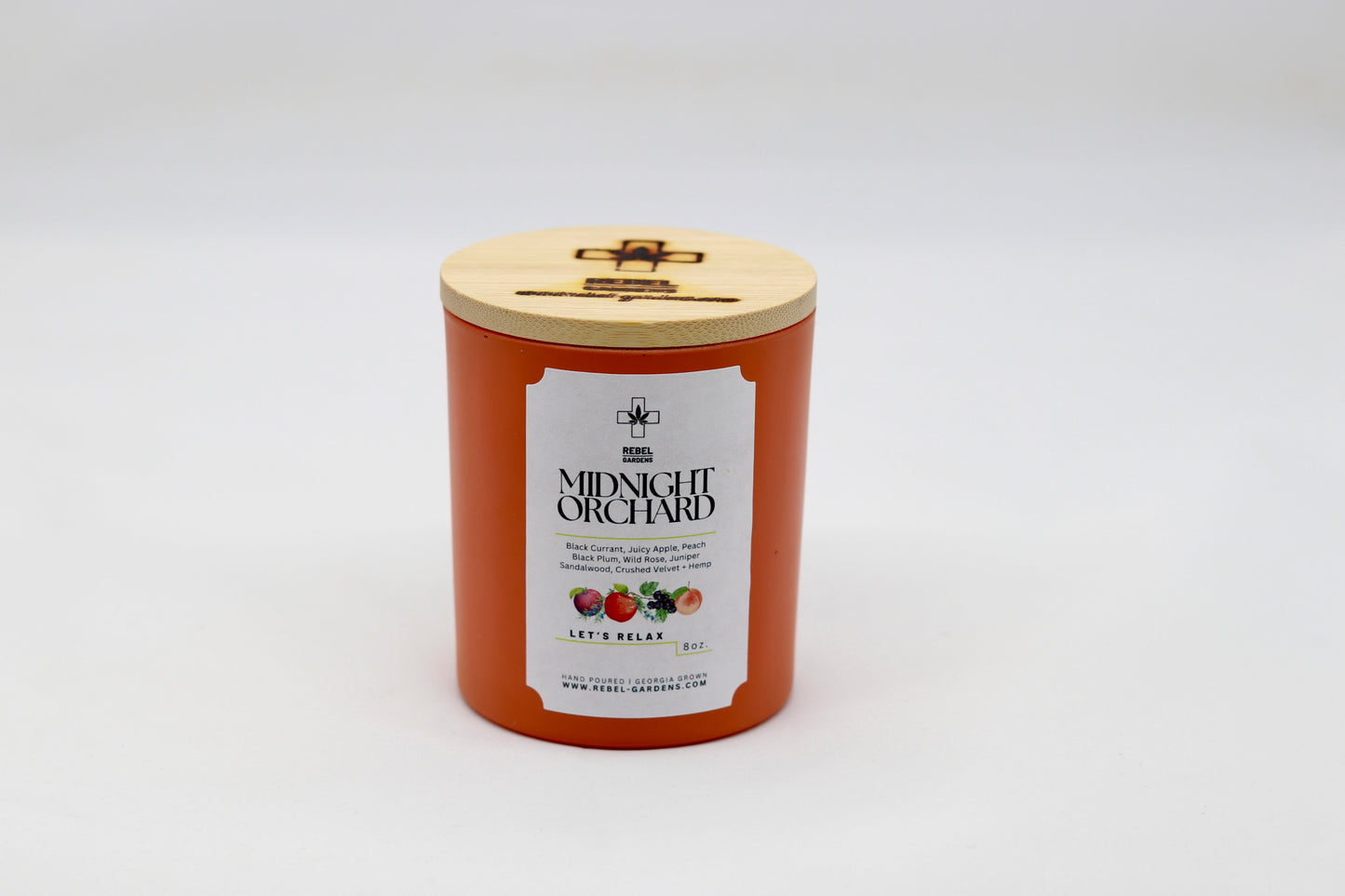 Midnight Orchid Hemp Candle 8oz