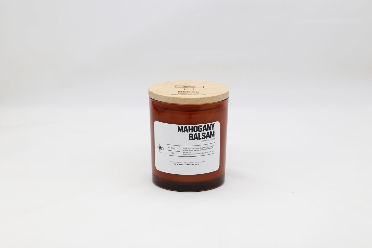 Mahogany Balsam Hemp Candle 8oz