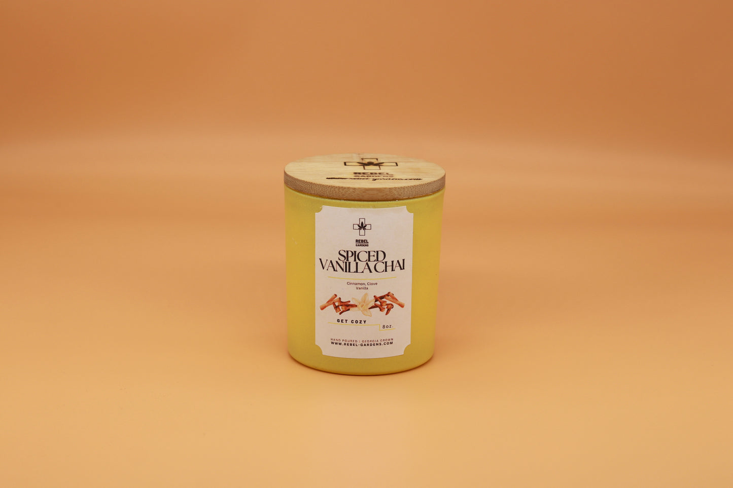 Spiced Vanilla Chai Hemp Candle 8oz