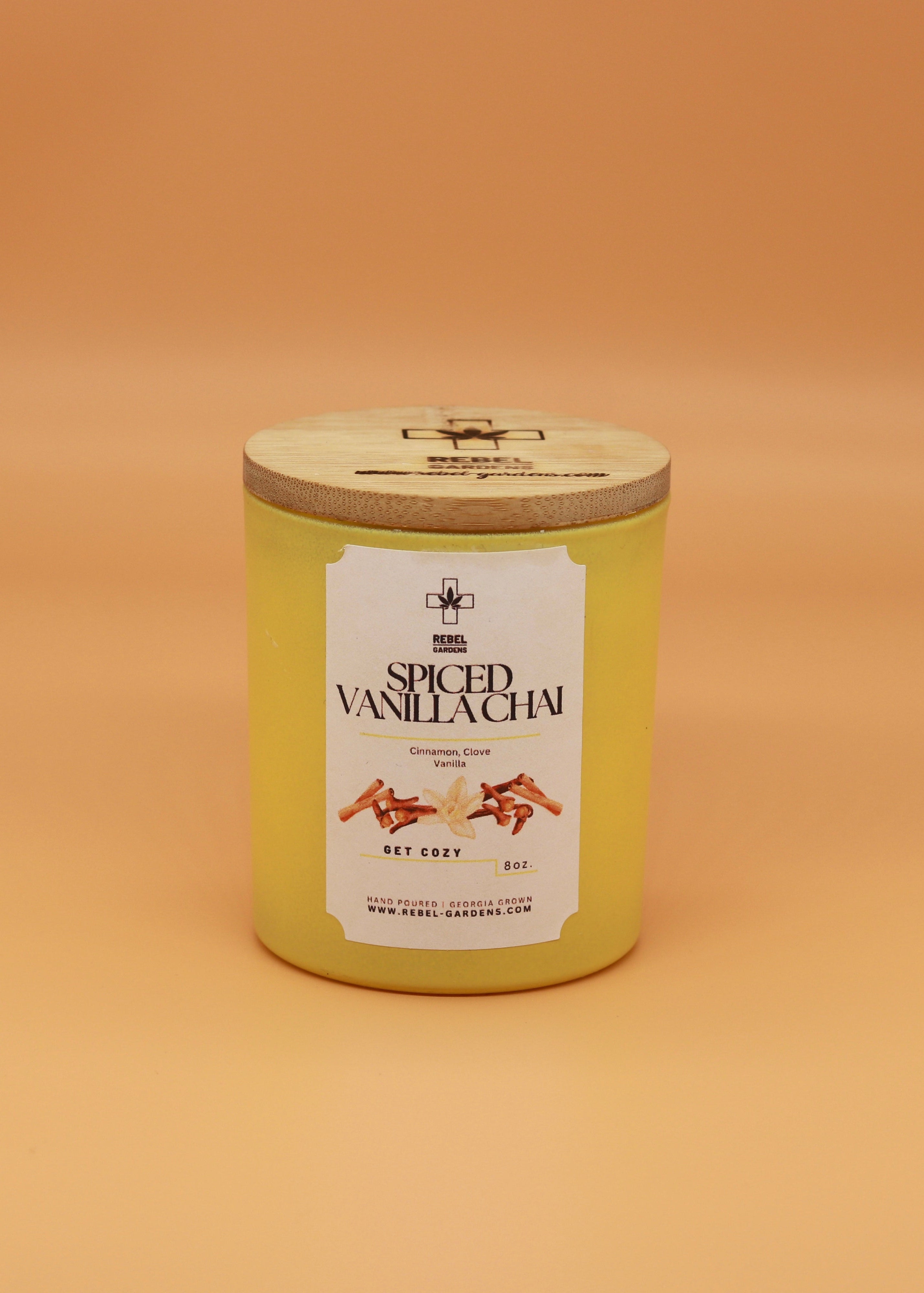 Spiced Vanilla Chai | Hemp Candle 8oz.