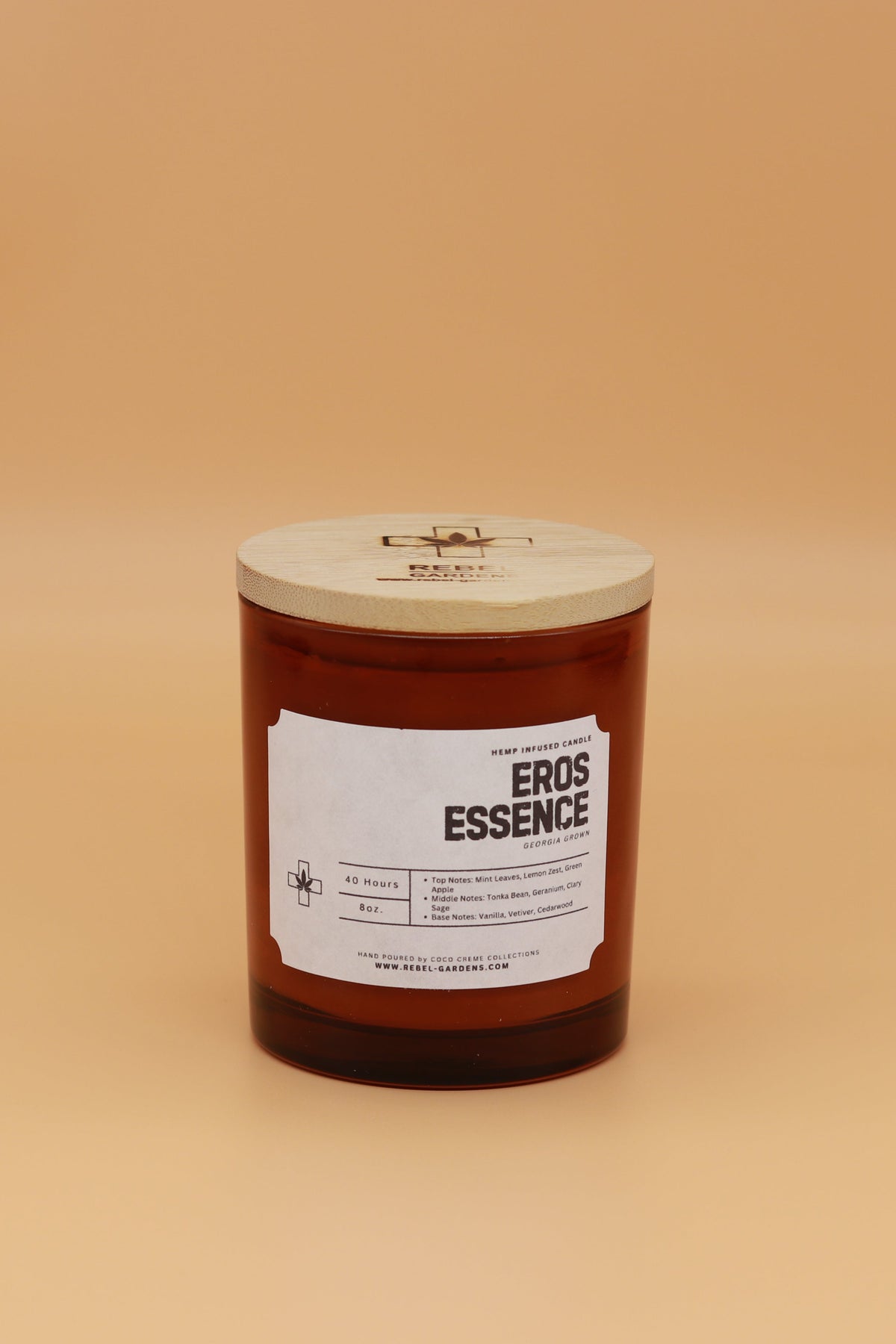 Eros Essence Hemp Candle - 8oz
