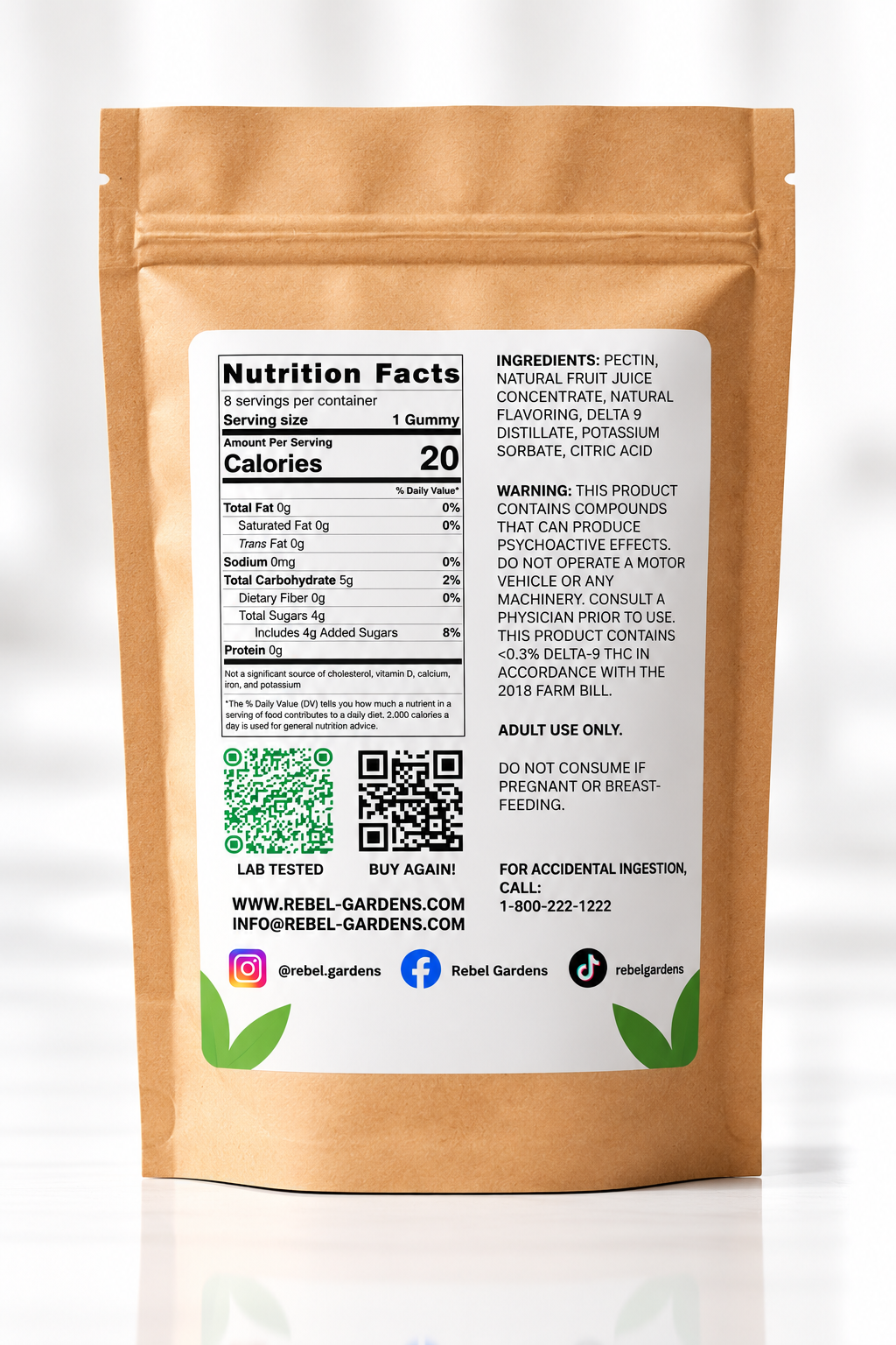 Hemp Gummies | Green Apple | D9