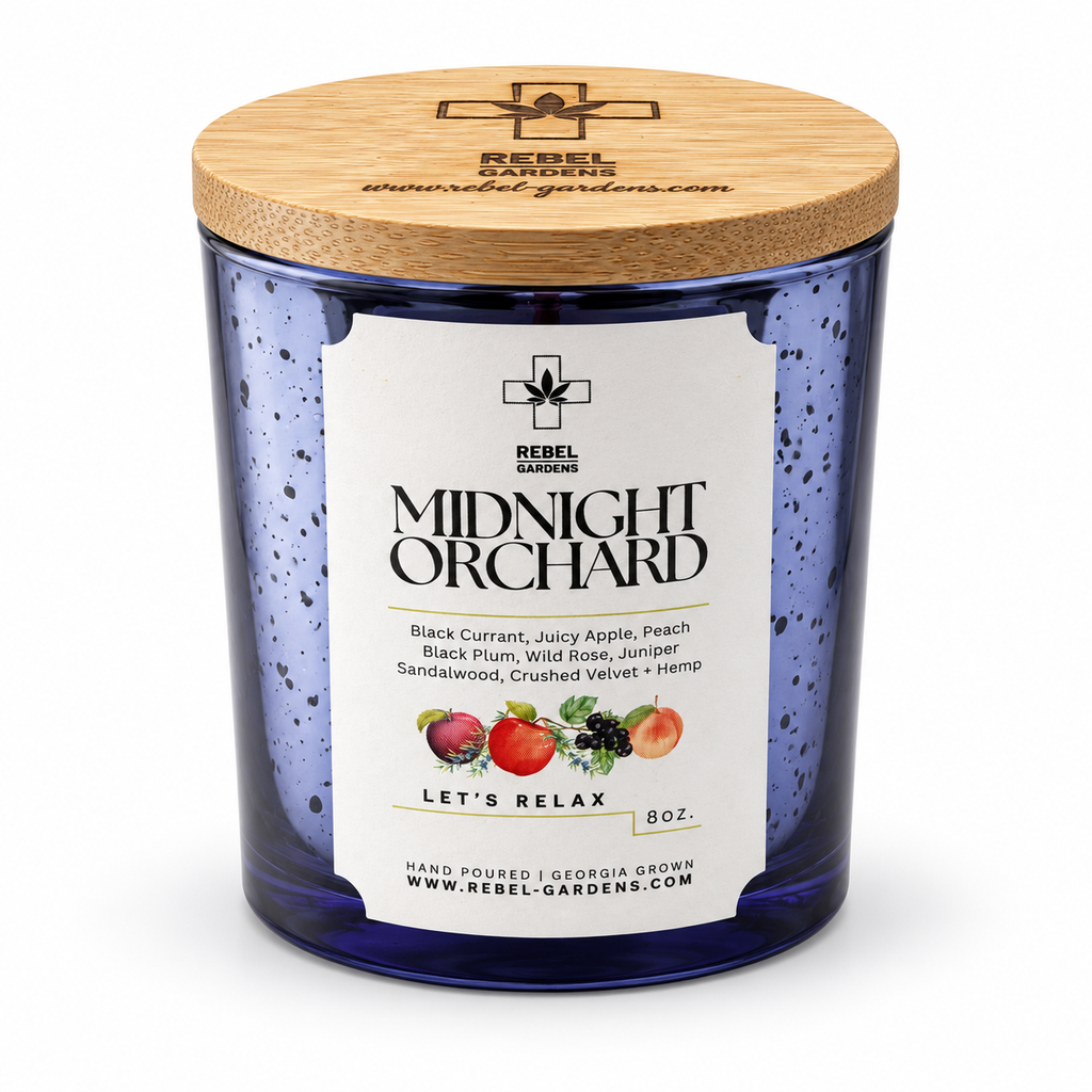 Midnight Orchid | Hemp Candle 8oz.