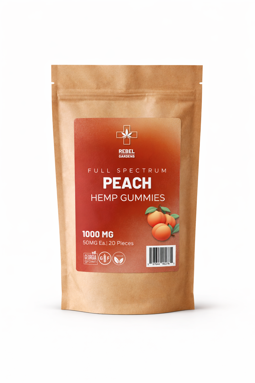 Hemp Gummies | Peach