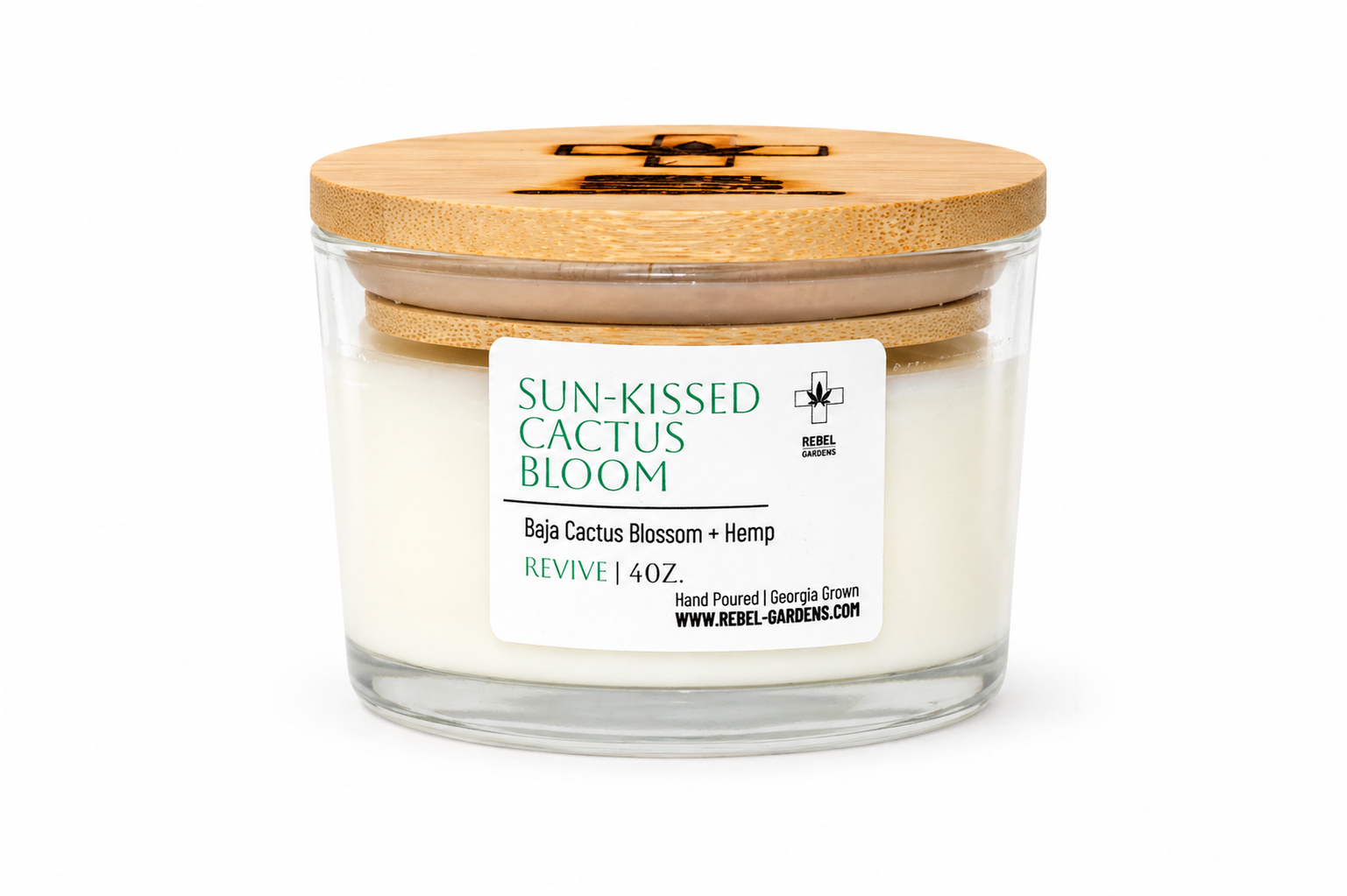 Sun-Kissed Cactus Bloom Hemp Candle