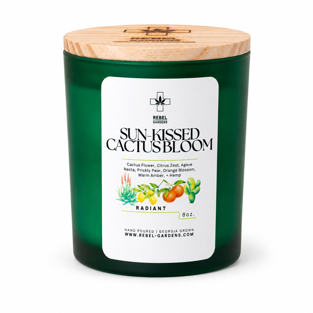 Sun-Kissed Cactus Bloom Hemp Candle